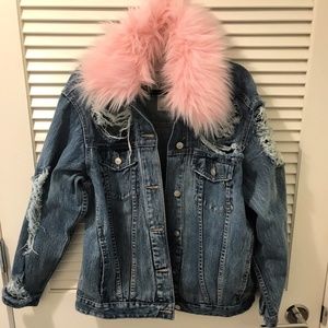 Distressed Denim Jacket